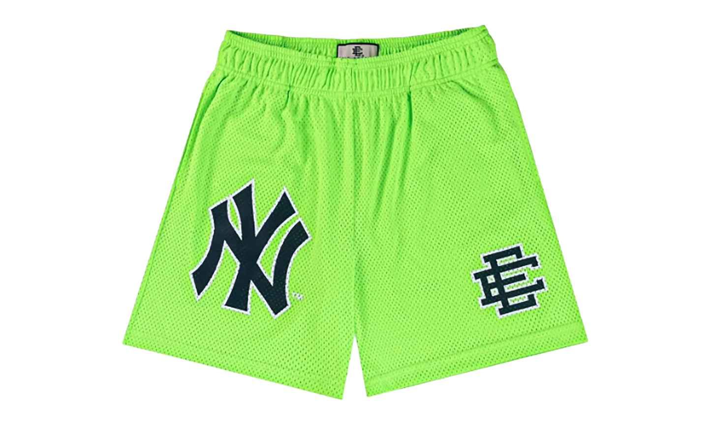 EE Basic Shorts "New York Yankees - Neon Green" EE207