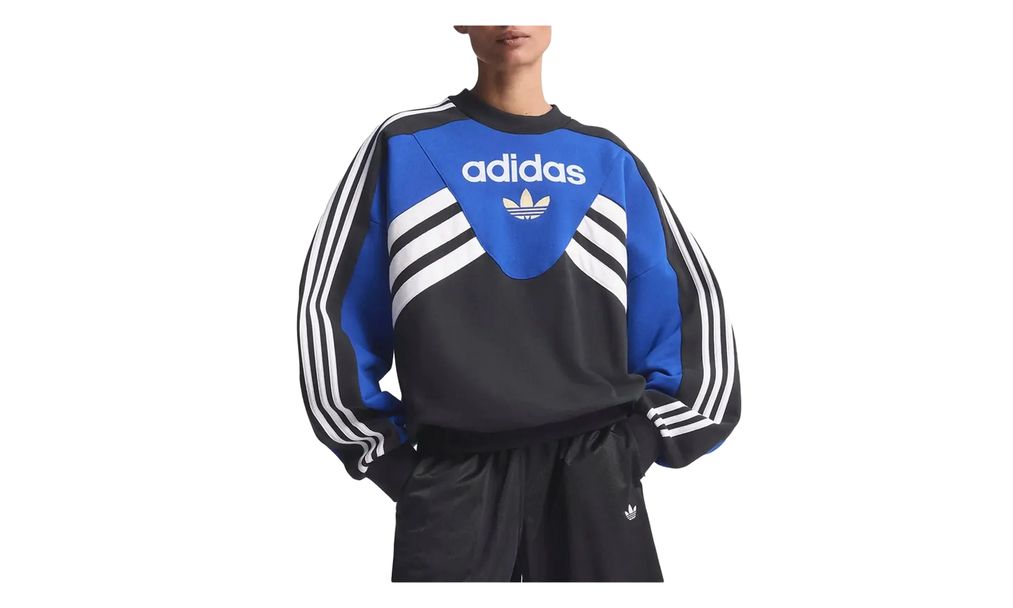 Cutline Crew Sweatshirt WMNS "Royal Blue Black" KD7769