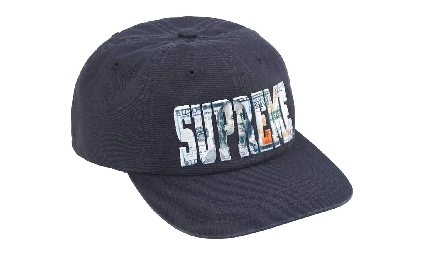 Embroidered Money Logo 6 Panel Hat "SS26 - Navy" SU27433