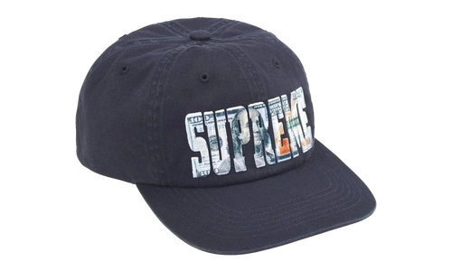 Embroidered Money Logo 6 Panel Hat "SS26 - Navy" SU27433