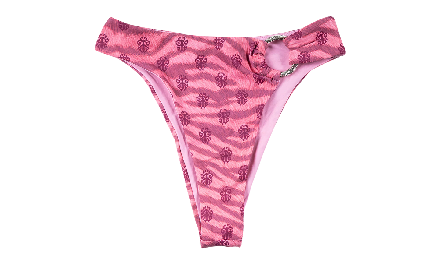 X dipped in blue bikini bottom "Pink" CHRM1081