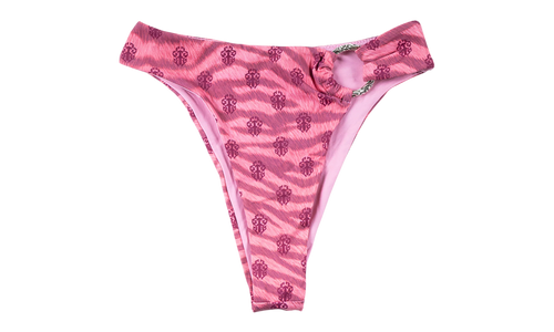 X dipped in blue bikini bottom "Pink" CHRM1081