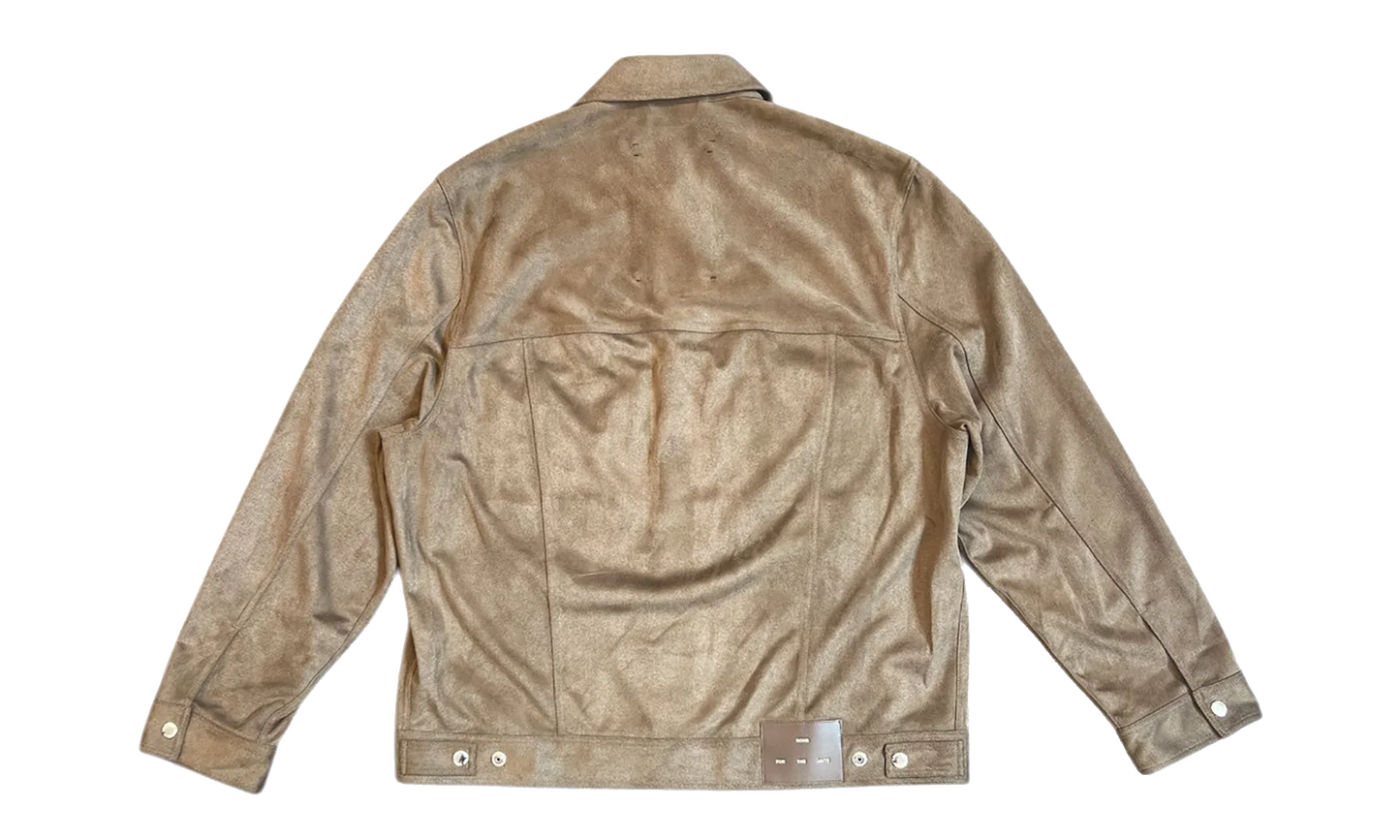 Worker Jacket "Twill Suede Knit - Brown" 261 MJK052 SKNTBRN