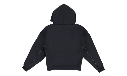 LONG DRAWSTRING HOODIE "Black" OFW MHDS 0001