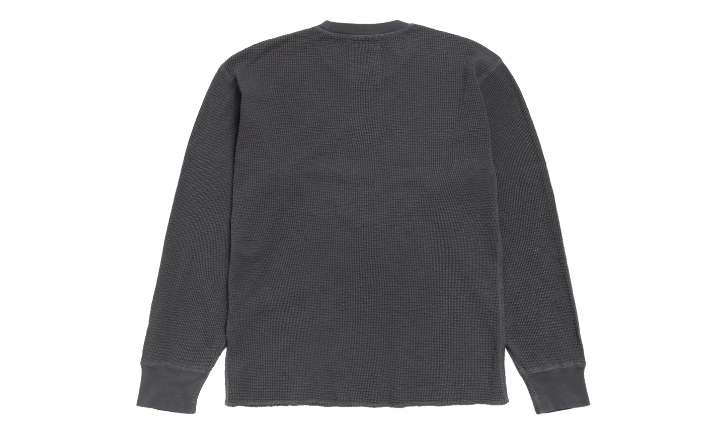 PIGMENT DYED LS THERMAL "Faded Black" STUS405