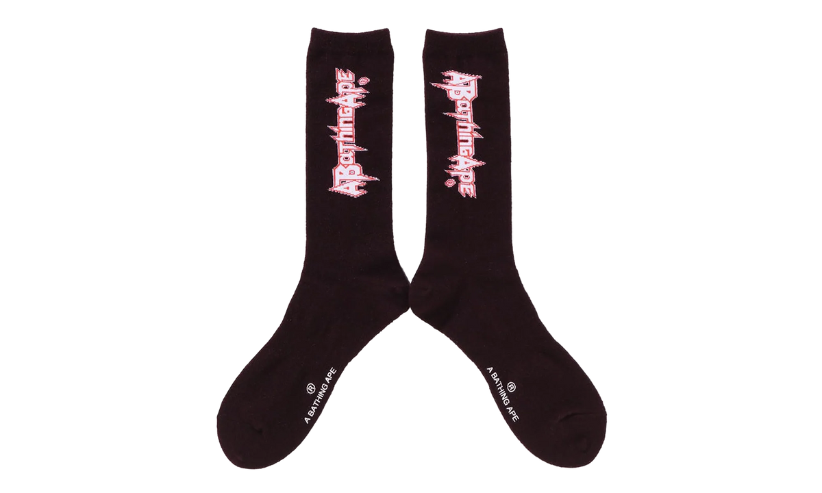 Multi Logo Long Socks "Burgundy" 1K80 184 005 BURGUNDY