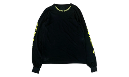 Neck Logo Longsleeve T-Shirt "Black / Yellow" CHRM0748