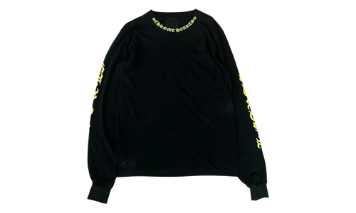 Neck Logo Longsleeve T-Shirt "Black / Yellow" CHRM0748