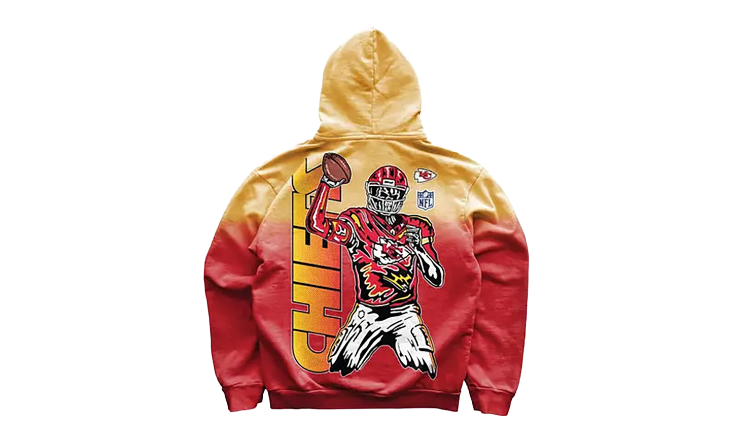 Chiefs Go Long Ombre Hoodie "Red / Yellow" WL003