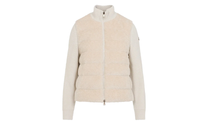 Stand Up Collar Zip Up Cardigan WMNS "White" MON53