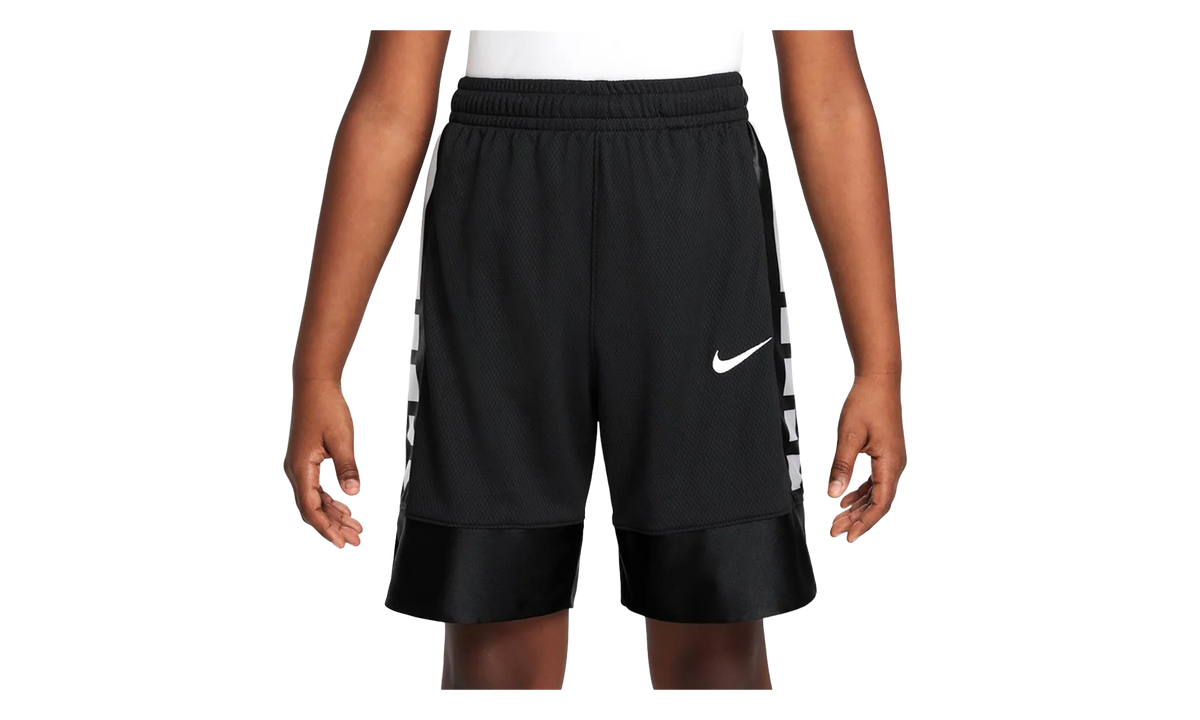 Dri-Fit Elite Stripe Basketball Shorts GS "Black White" FN8326 010