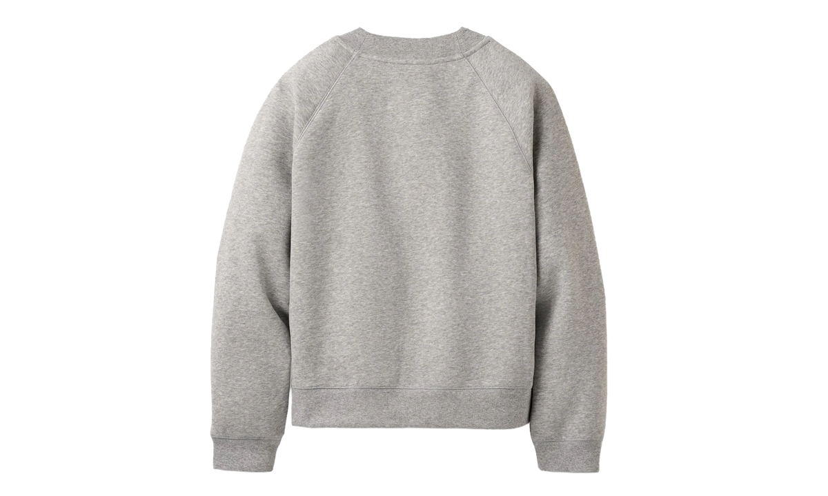 Logo Crewneck Sweatshirt WMNS "Grey Heather" 1171477 GRHE