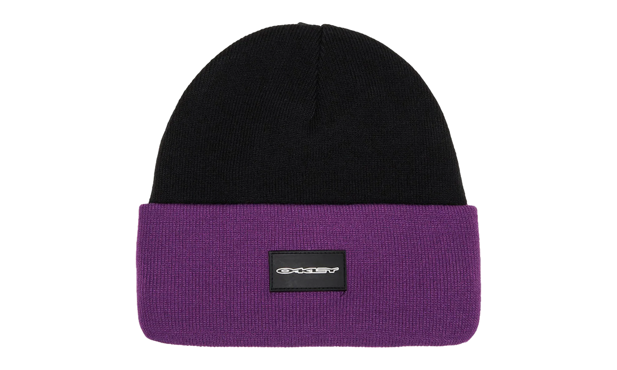 TC Stretch Logo Beanie "Blackout / Ultra Purple" FOS900936 9EB