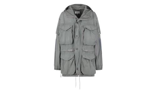 Cargo Pockets Ripstop Coat "Sage" S50AM0653M35685809
