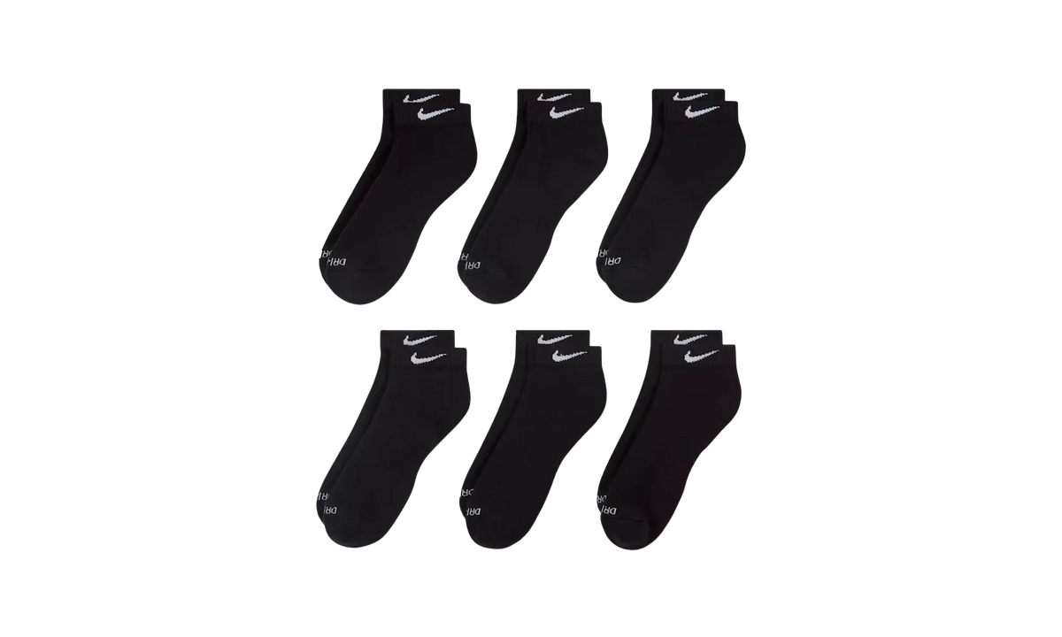 Everyday Plus Cushioned Training Low Socks (6 Pairs) "Black" SX7042 010