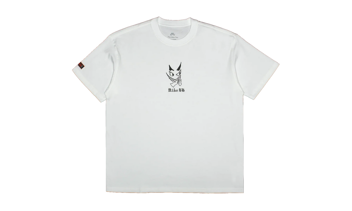SB Charcoal Dunk T-shirt "White" HV2195 100