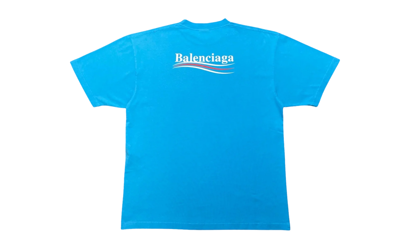 Political Campaign Short Sleeve Tee "Light Blue" 641655 TNVG5 4760