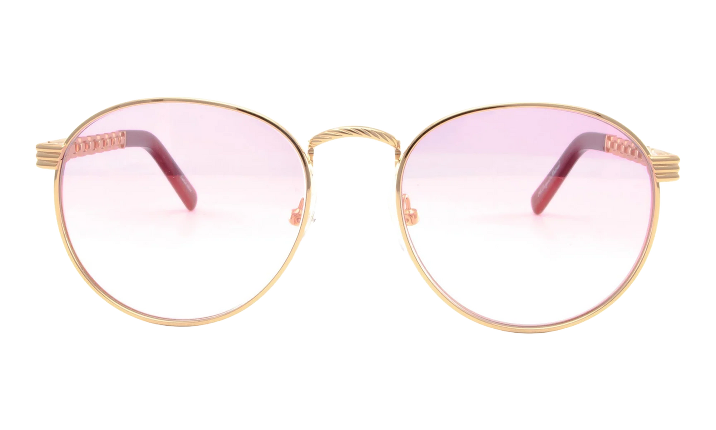 Miami Vice Equestrian Edition 24KT "Yellow Gold / Bright Pink Gradient Multi Flash" EQMV2 0002 20C1