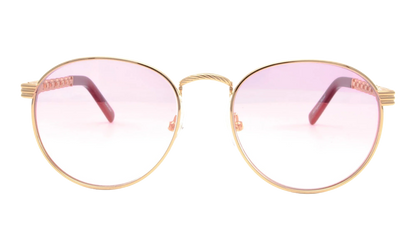 Miami Vice Equestrian Edition 24KT "Yellow Gold / Bright Pink Gradient Multi Flash" EQMV2 0002 20C1