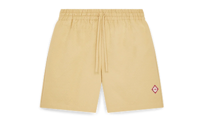 Drawstring Monogram Shorts "Yellow" MPF25 TR 287 01