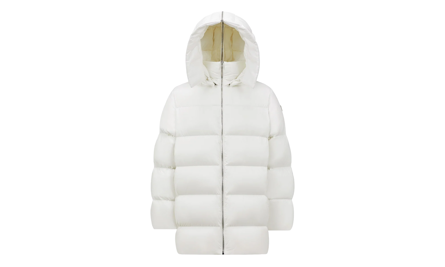 Rick Owens Woven Hooded Cyclopic Coat "Milk" MON39