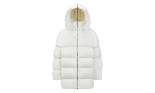 Rick Owens Woven Hooded Cyclopic Coat "Milk" MON39