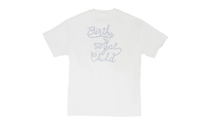 BEADED NILE RIVER T-SHIRT "White" BRC-MTPS-0004