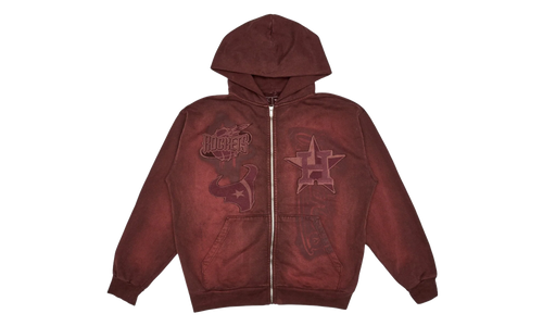 Cactus Jack Fanatics 2025 Rep Your City Houston Hoodie "Red" CPFM23