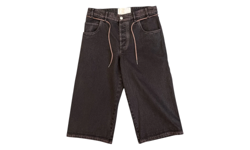 Long Denim Shorts "Black Fade Out" 261 MST055 FADEBLK