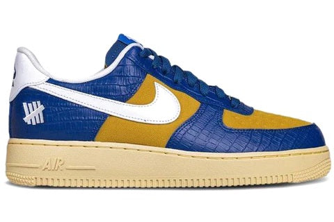 Air Force 1 Low SP Undefeated 5 It Blue Yellow Croc