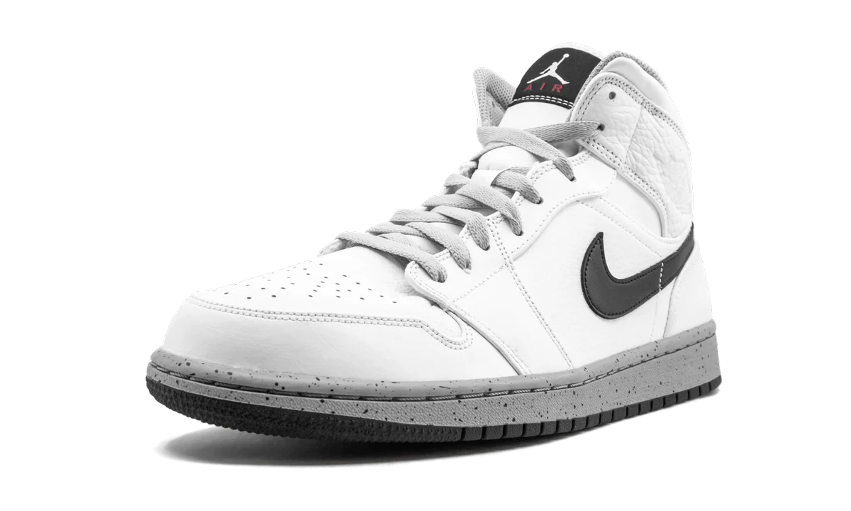 Air Jordan 1 Mid "White/Cement" 554724 115