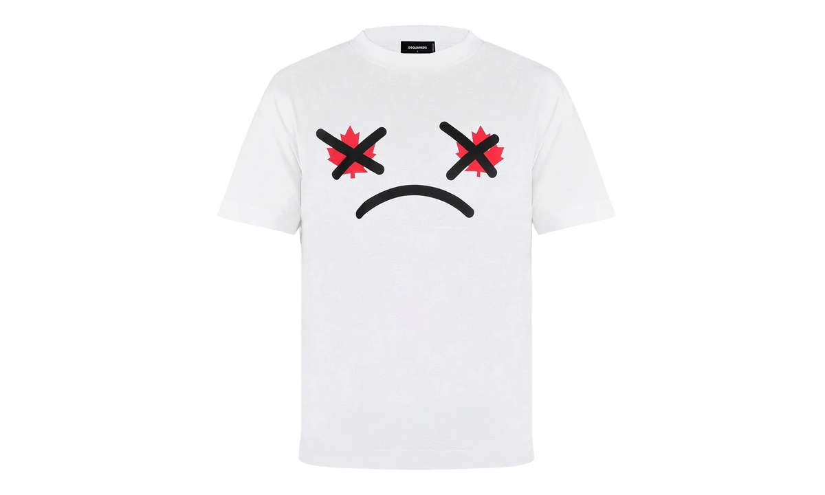 Sad Face T-shirt "White" S74GD1154S23009100