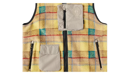 NBA with UNION Legion Fleece Vest "Tartan Gold" 34357237 GOLD