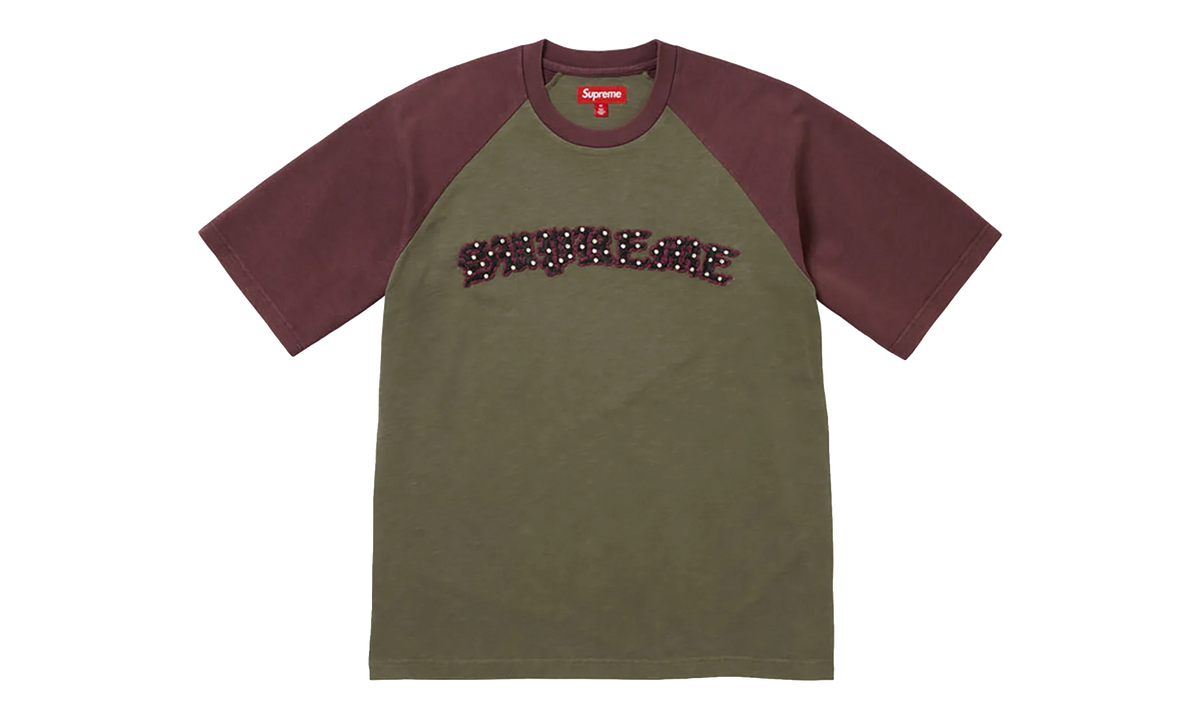 Rhinestone Raglan S/S Top "SS26- olive" SU27323