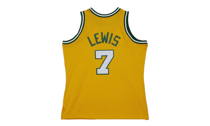 NBA Hardwood Classics Jersey "2003 Seattle Supersonics Rashard Lewis - Yellow" SMJY6203 SSU03RLIYELL