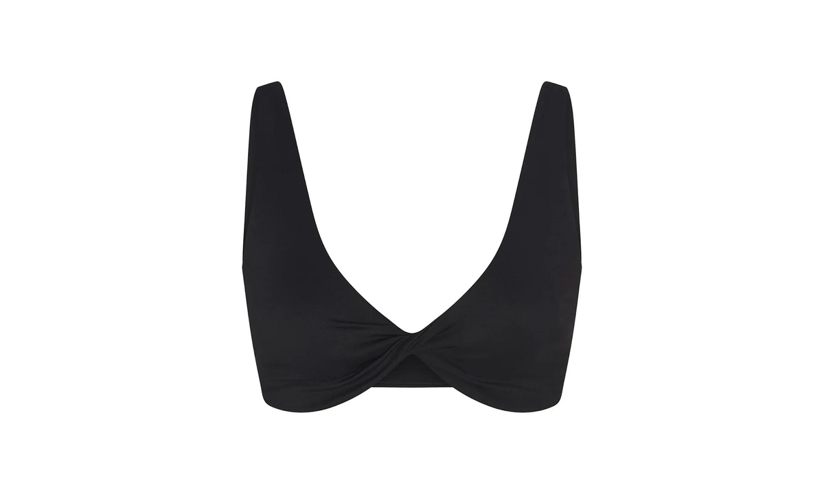 Matte TWIST-FRONT BRA "Nike - Obsidian" SKM058