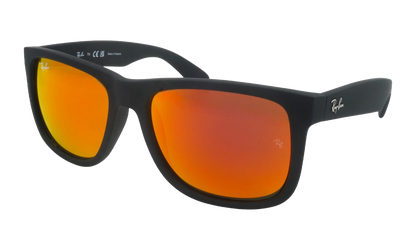 Justin Sunglasses "Rubber Black" RB4165-622-6Q_55
