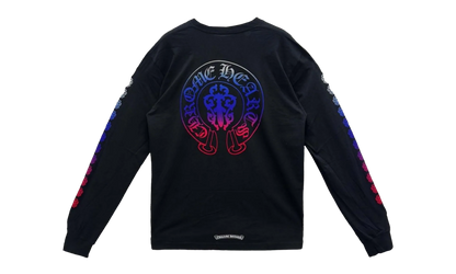 Gradient Dagger Horseshoe Long Sleeve Tee "Black" CHRM0789