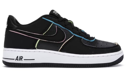 Air Force 1 Low Black Pink Barely Volt (GS)