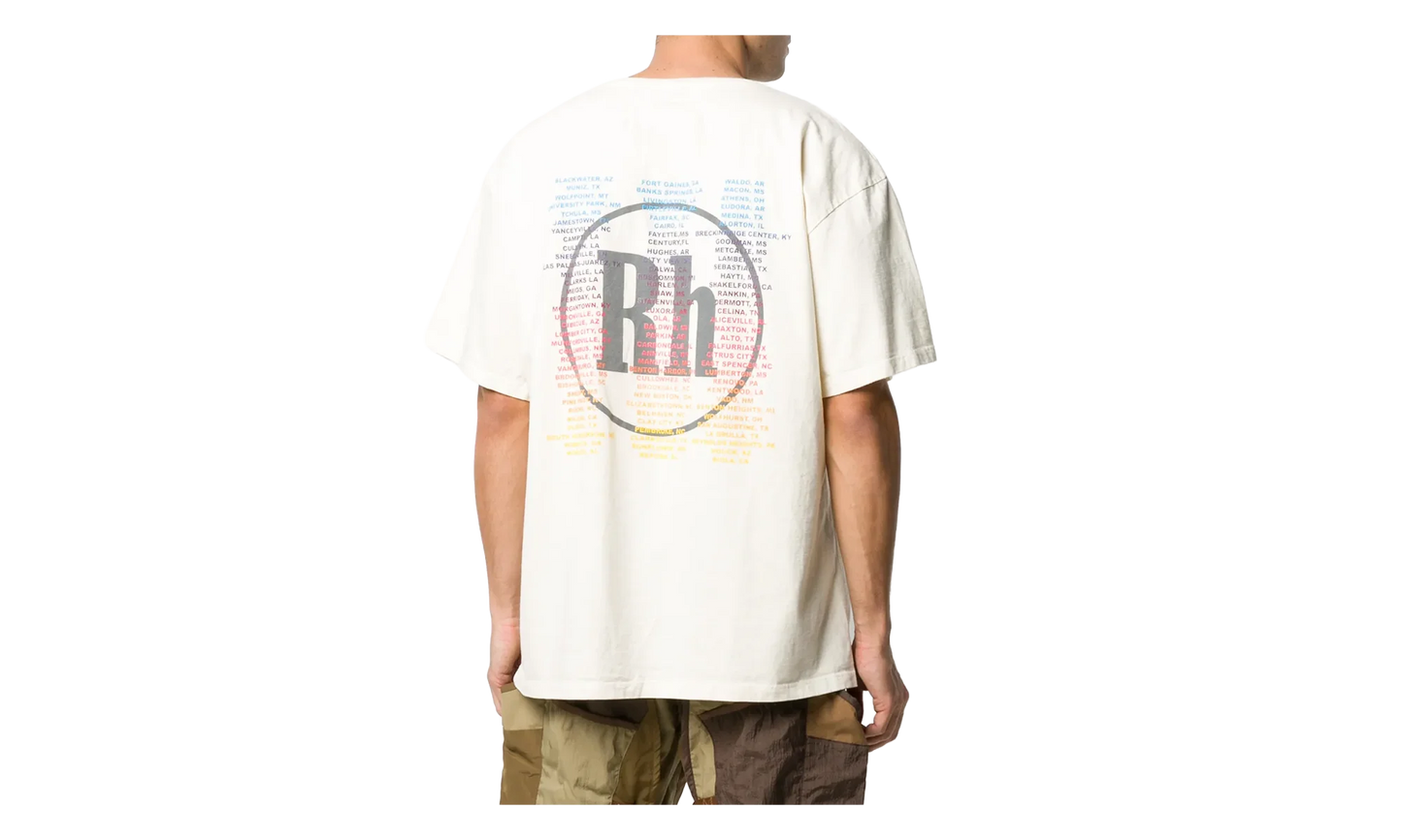 Nascar T-Shirt "Cream" RHU06PS20008 WHT