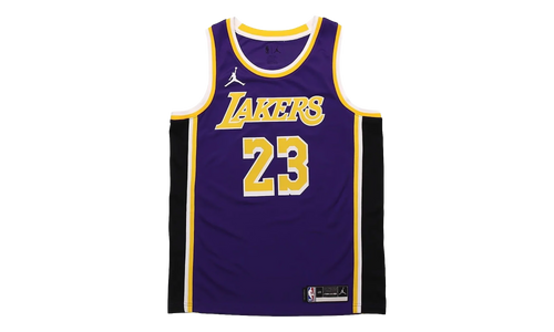 NBA Los Angeles Lakers Statement Edition 2020 Swingman Jersey "Lebron James - Purple / Yellow" CV9481 508
