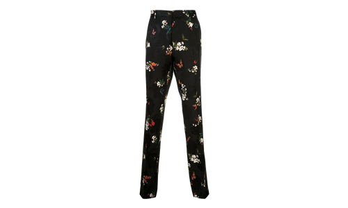 Butterfly Jacquard Pants "Black" Y0M09166JA BLK