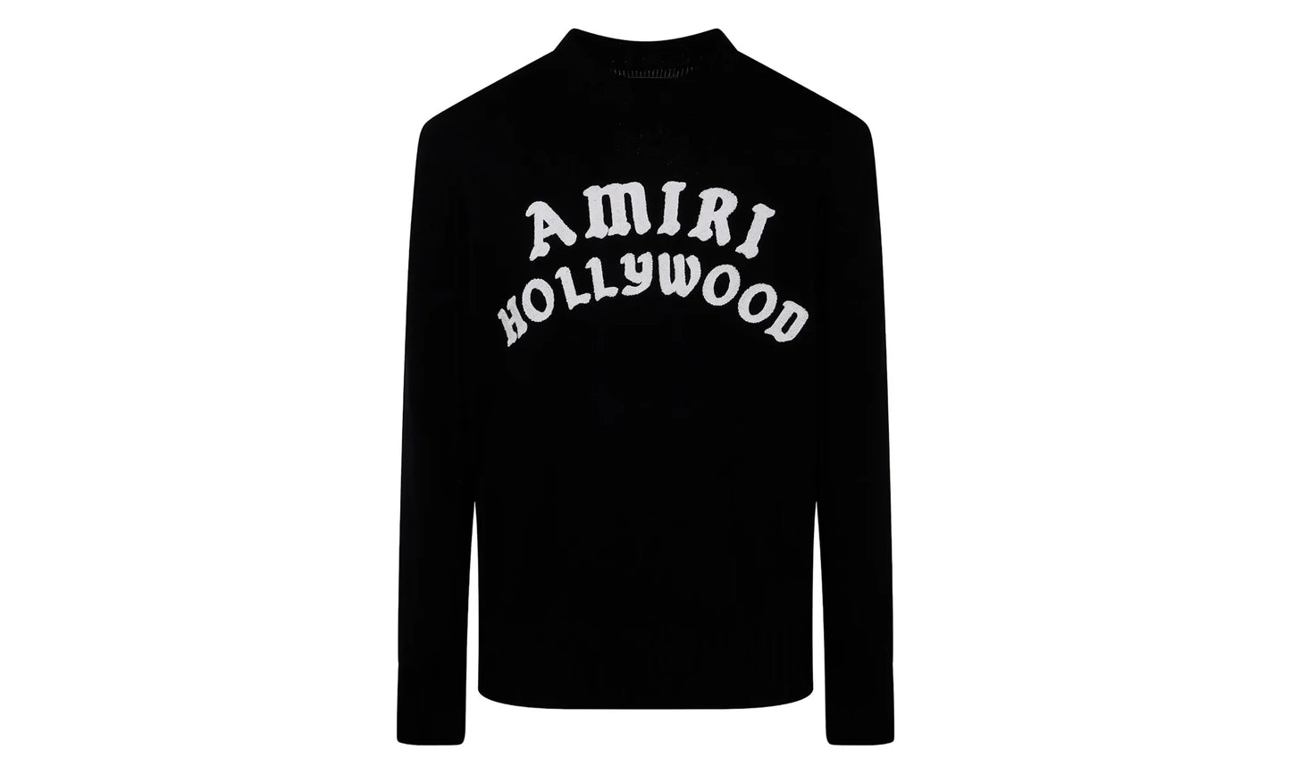 Hollywood Crew Knit "BLACK" AMKNCW1094