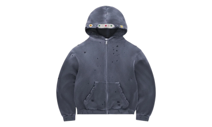 Sapphire Zip Up Hoodie "Grey" BS98