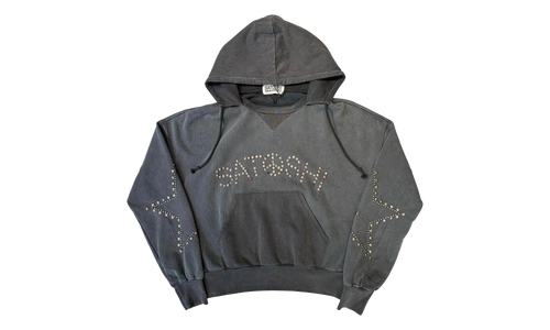 Star Studded Hoodie "Black Grey" SAT012