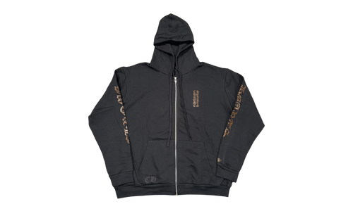 1988 Zip Up Hoodie Glitter "Black / Brown Glitter" CHRM0716