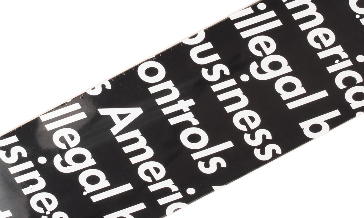 Illegal Business Skate Deck "SS18" SU3786