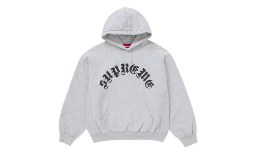 Printed Arc Hooded Sweatshirt "Heather Grey" SU26904