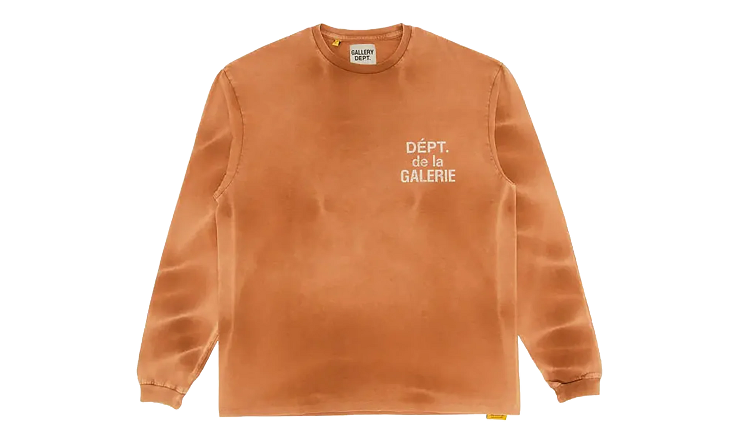 French Long Sleeve Tee "Cocoa" GD052