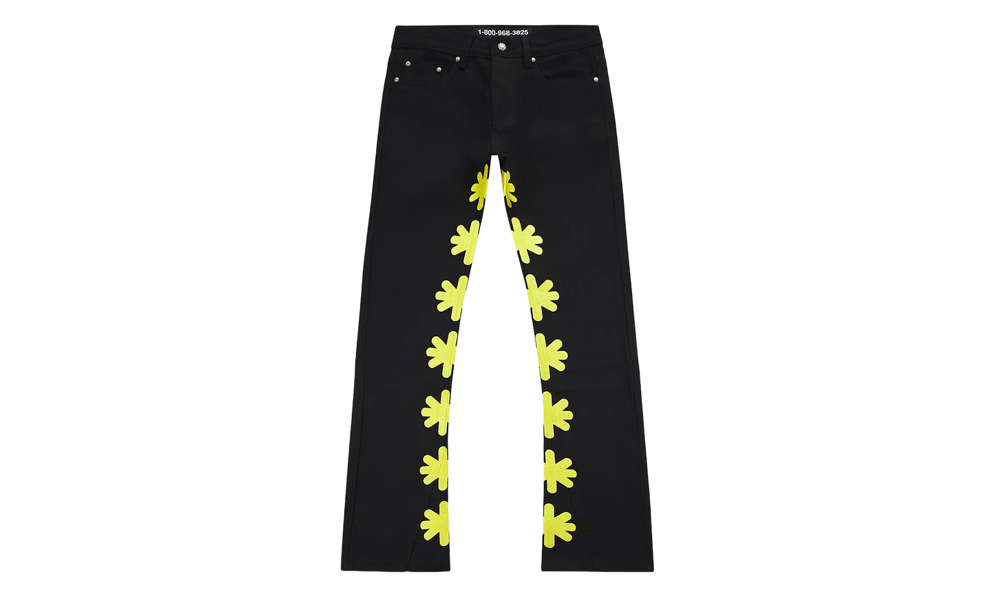 Denim Pants "Black / Yellow" LSDPBFY